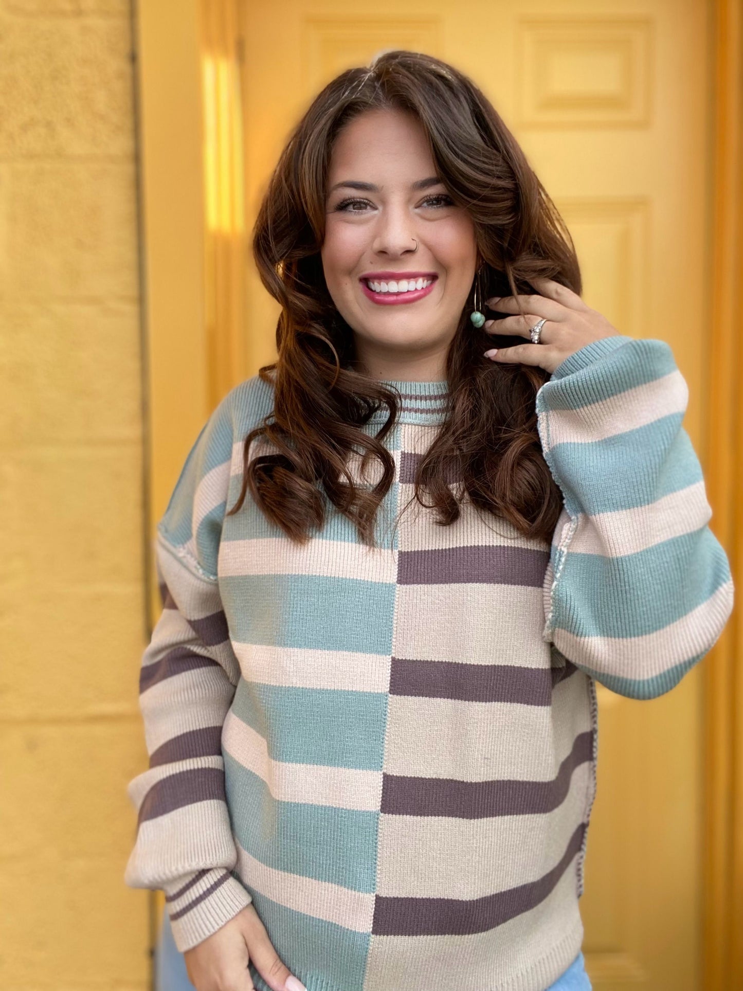 Sabrina Stripe Sweater