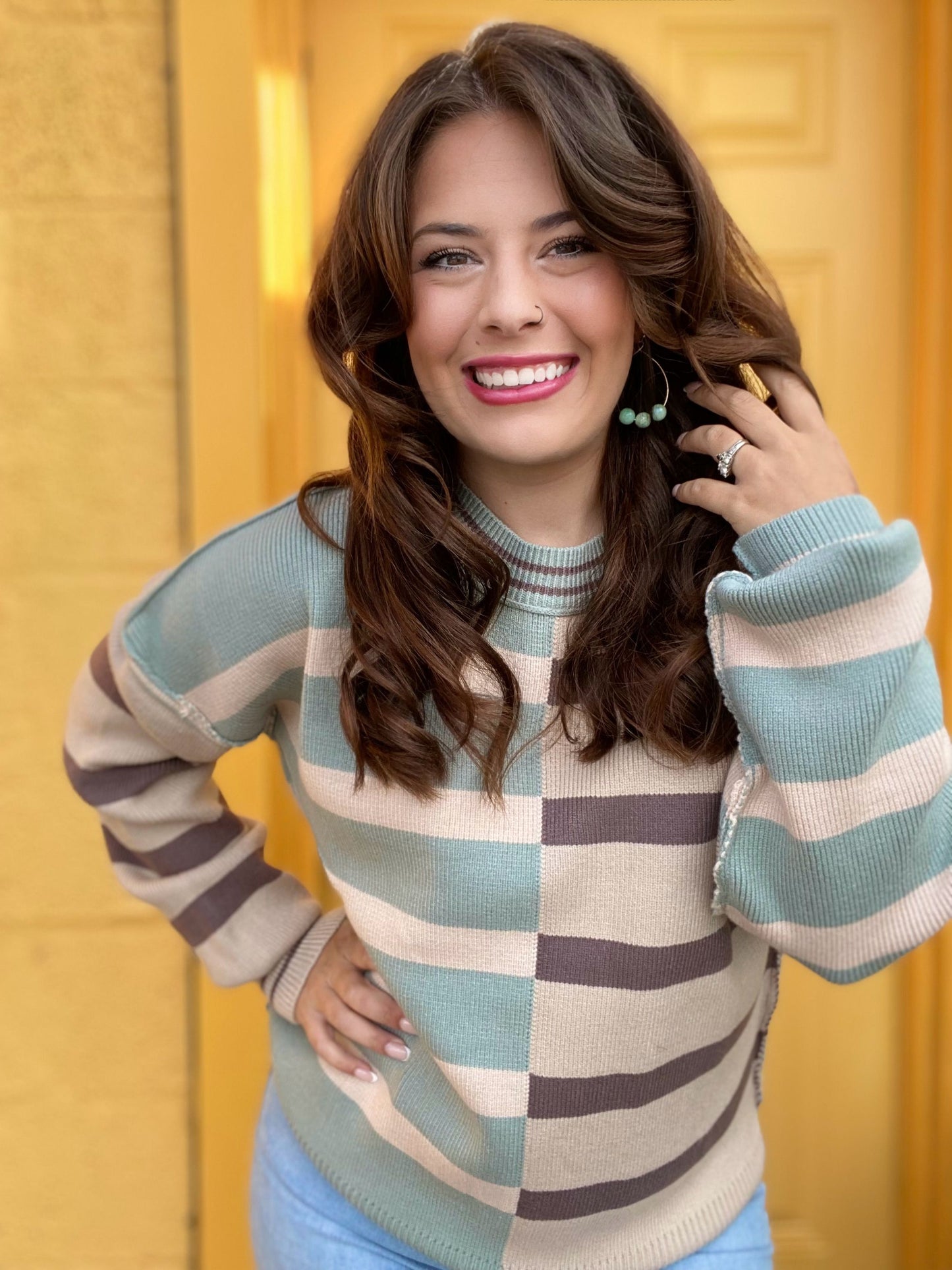 Sabrina Stripe Sweater