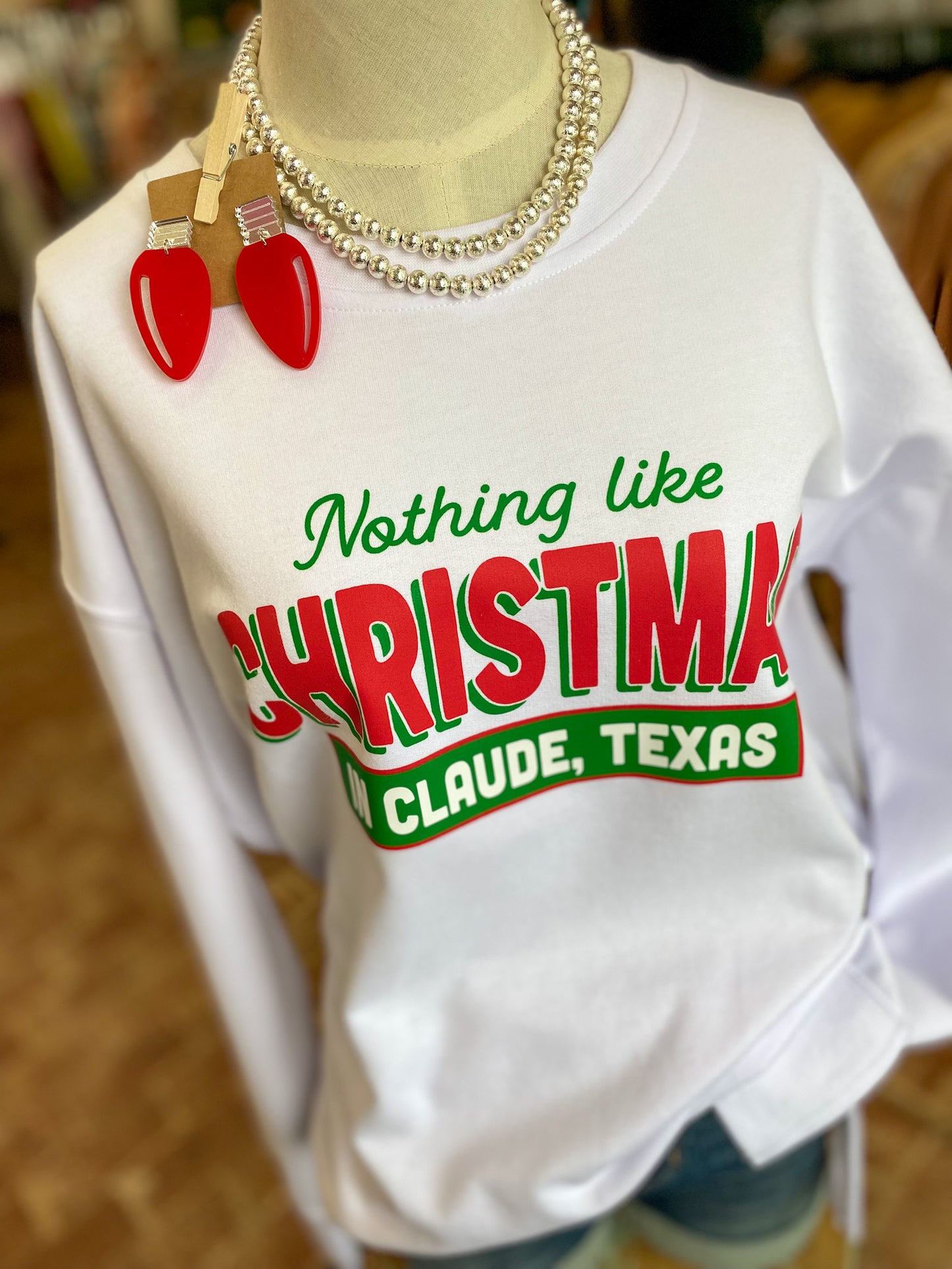 Custom Claude Christmas Sweatshirt