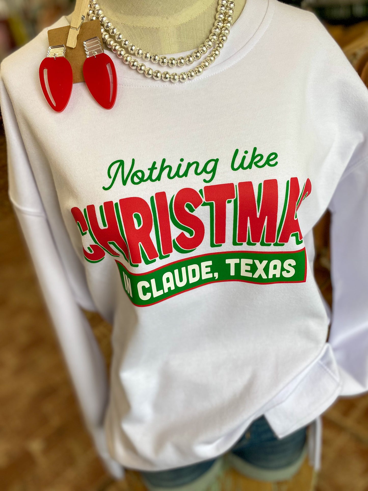 Custom Claude Christmas Sweatshirt