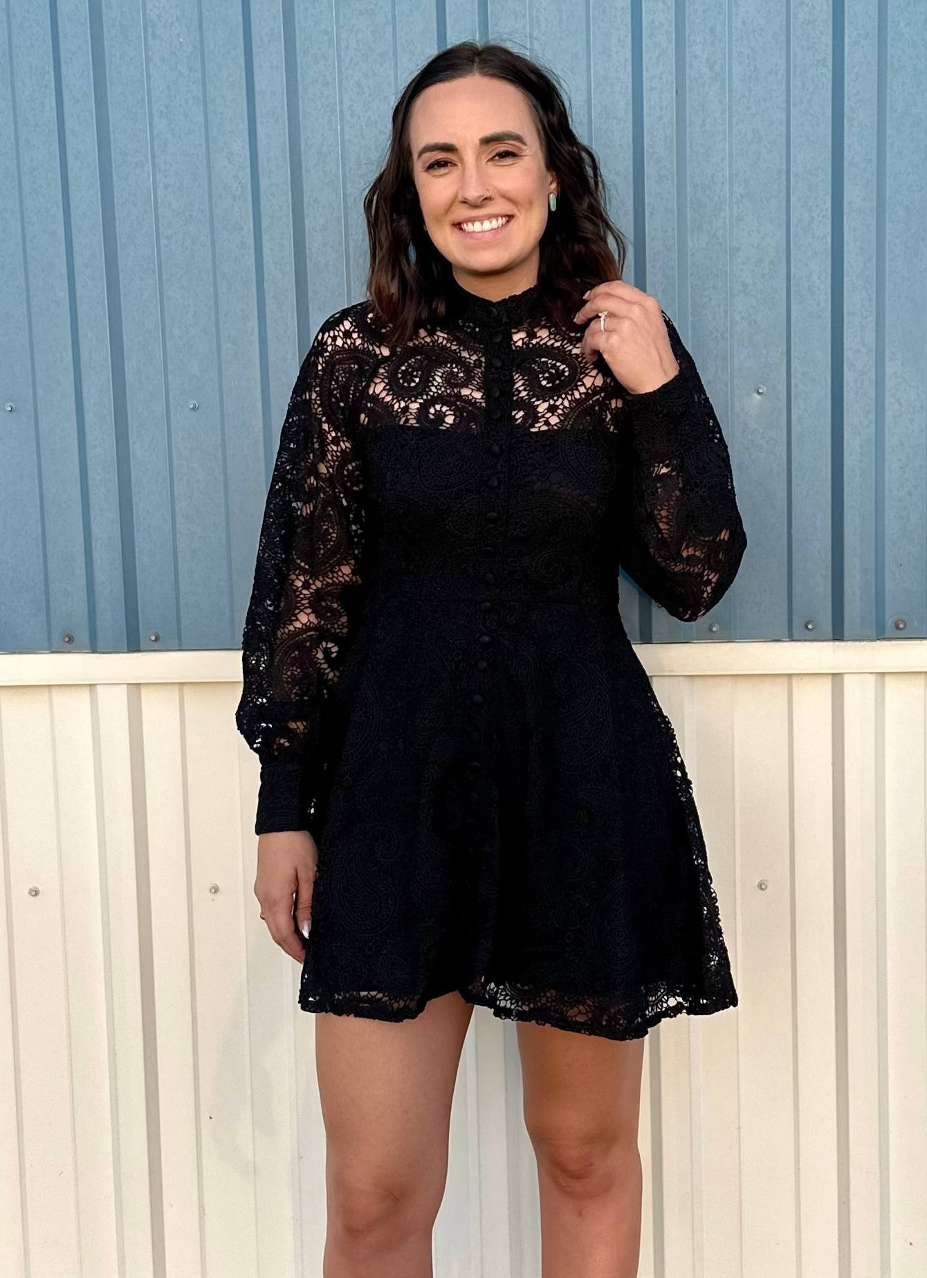 Lacey Retro Lace Dress