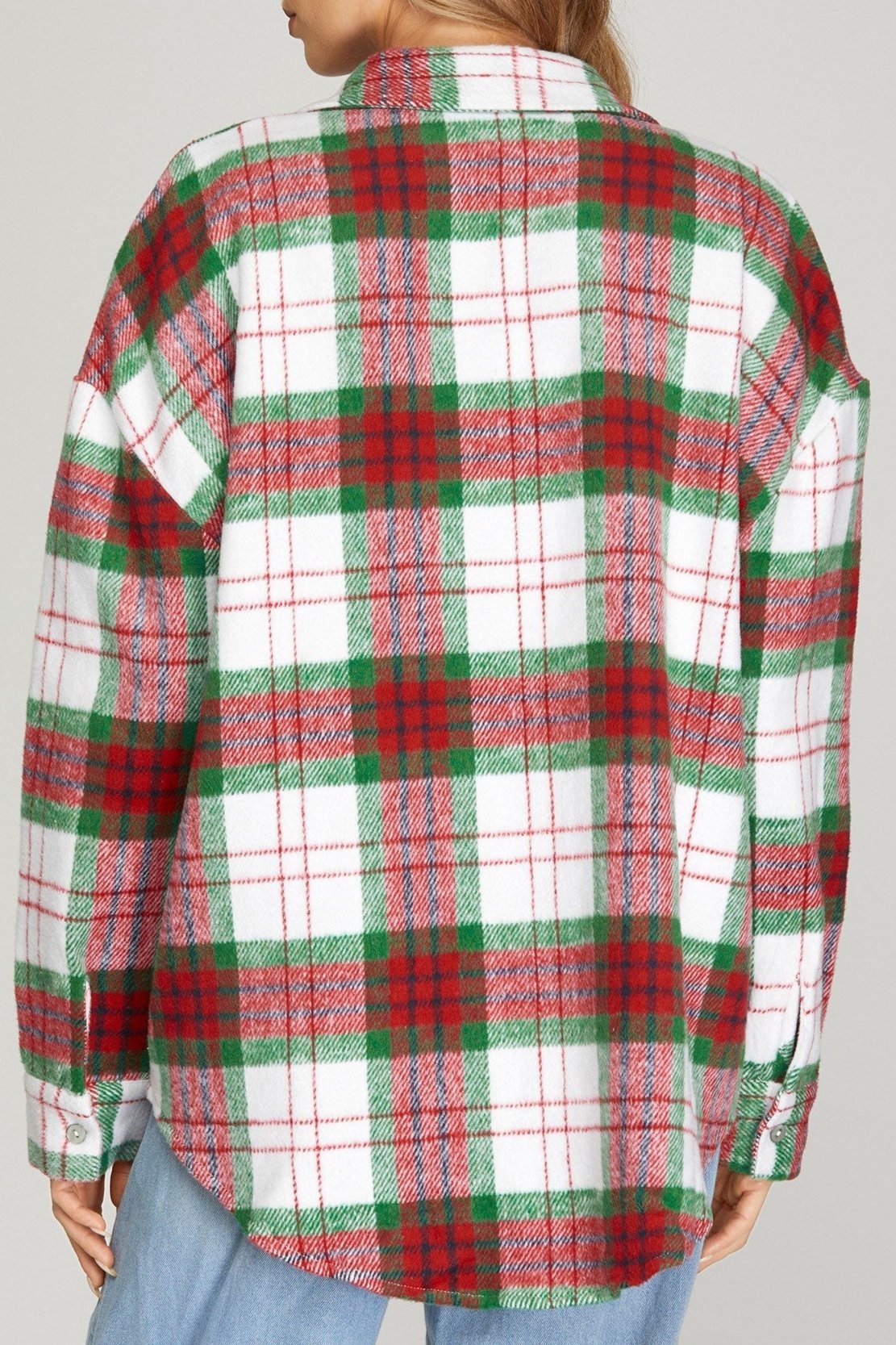 Christmas Morning Plaid Shacket