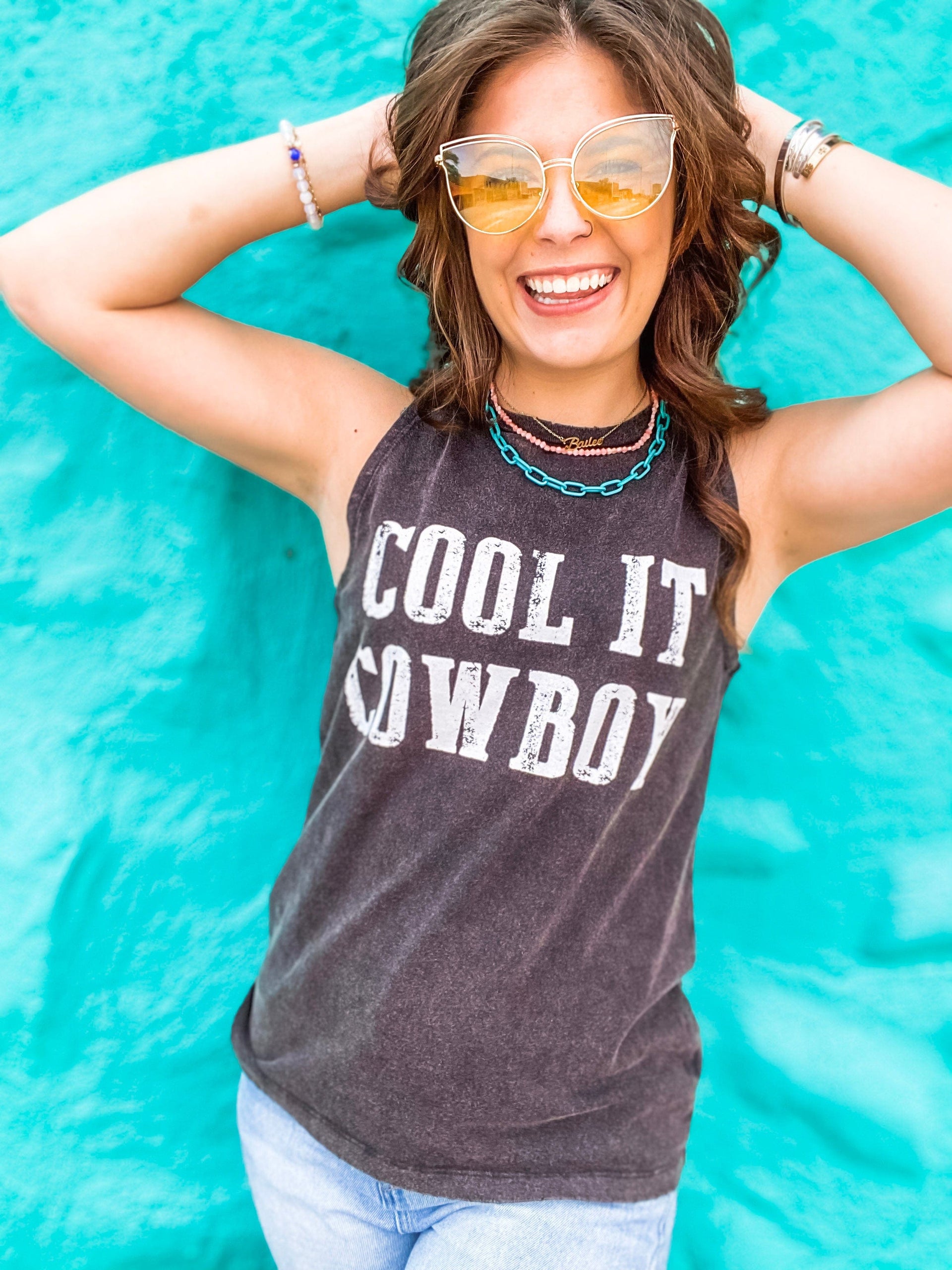 Cool It Cowboy Tank  FarmGirl Frosting Boutique