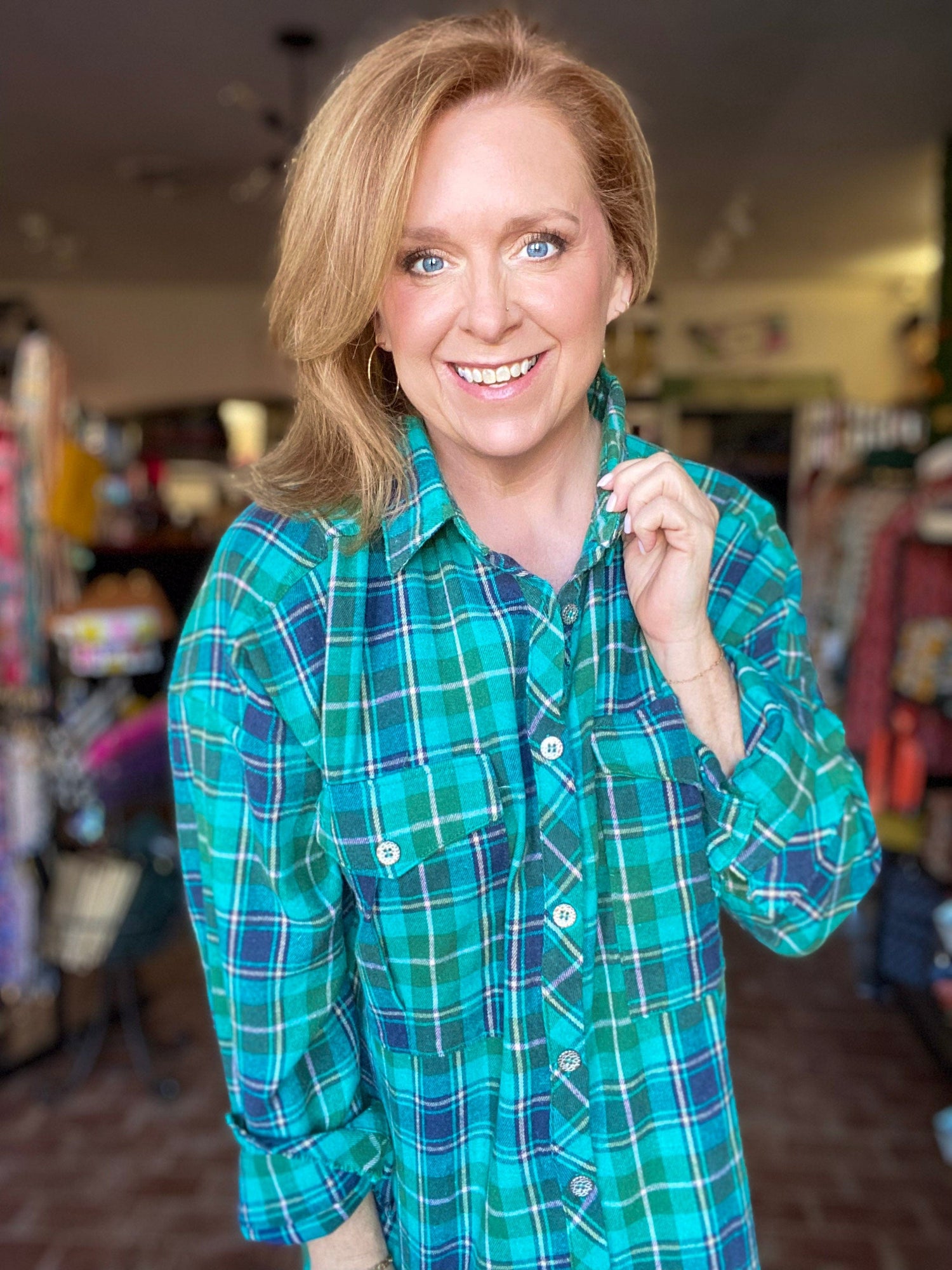 Farmgirl Frosting Vintage Rodeo Tee in Olive S