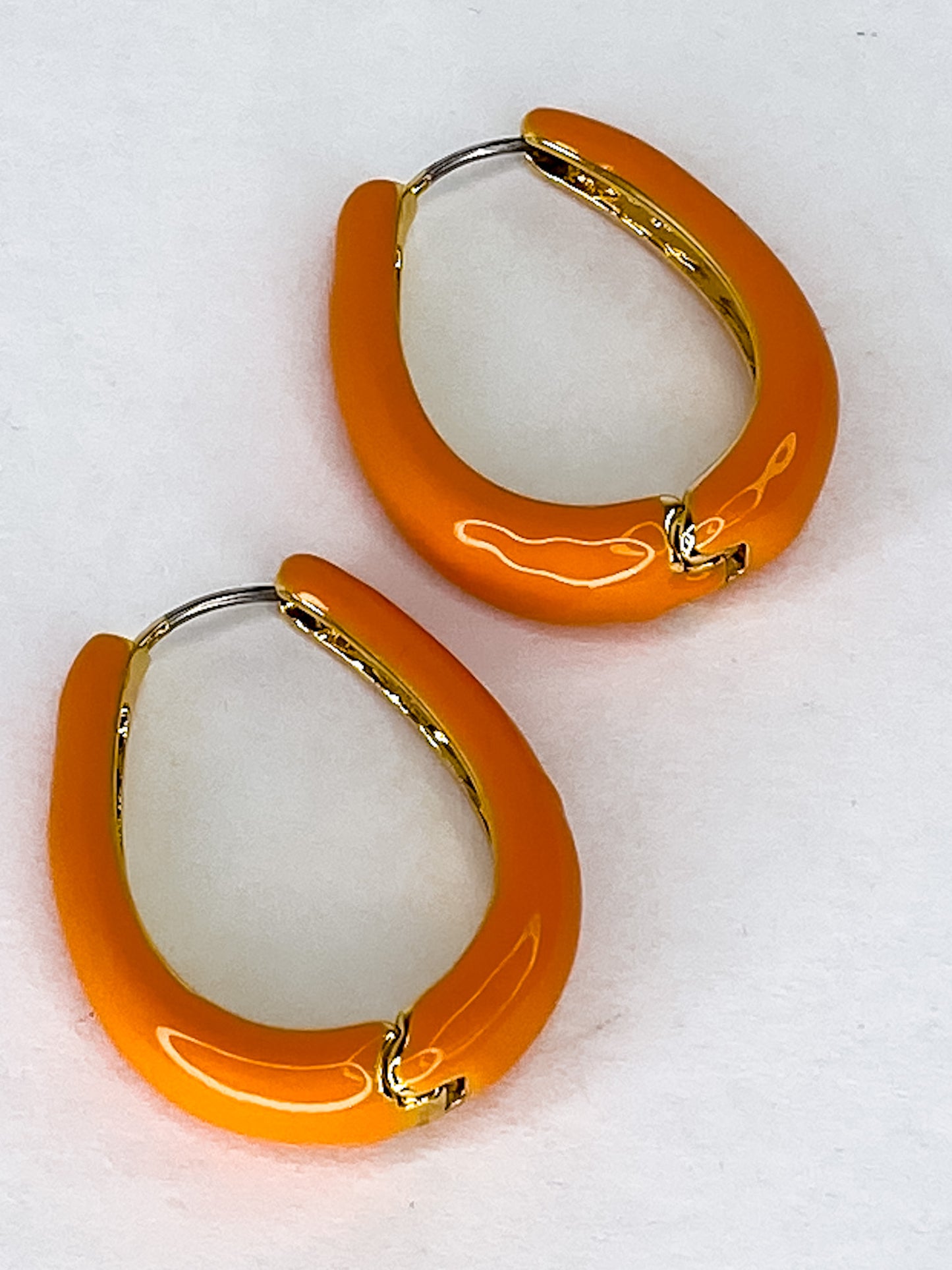 Orange Enamel Hoop