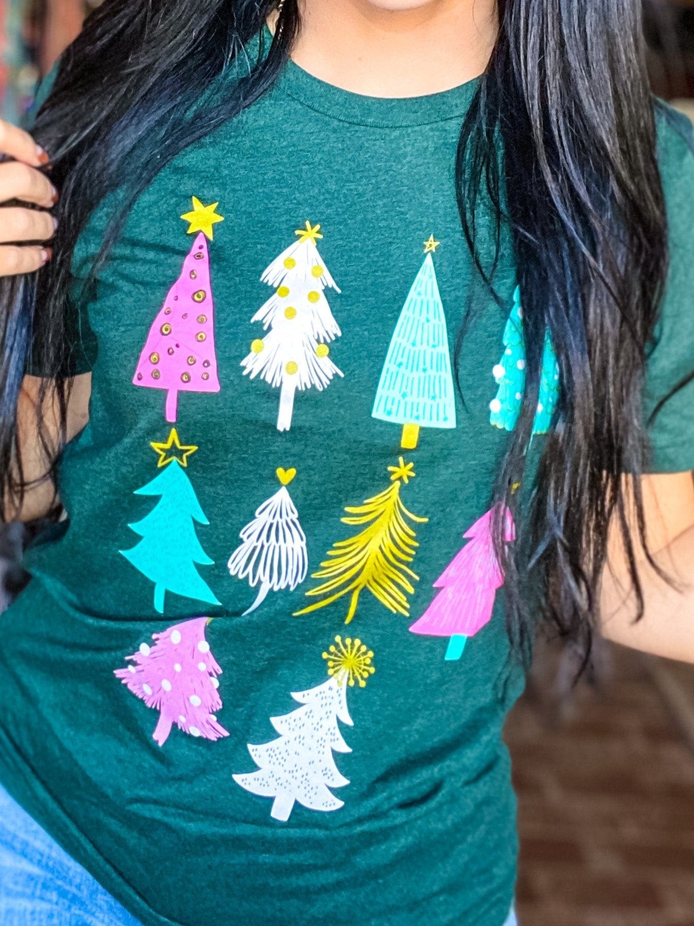 Graphic Tees Oh Christmas Tree Short Sleeve Tee