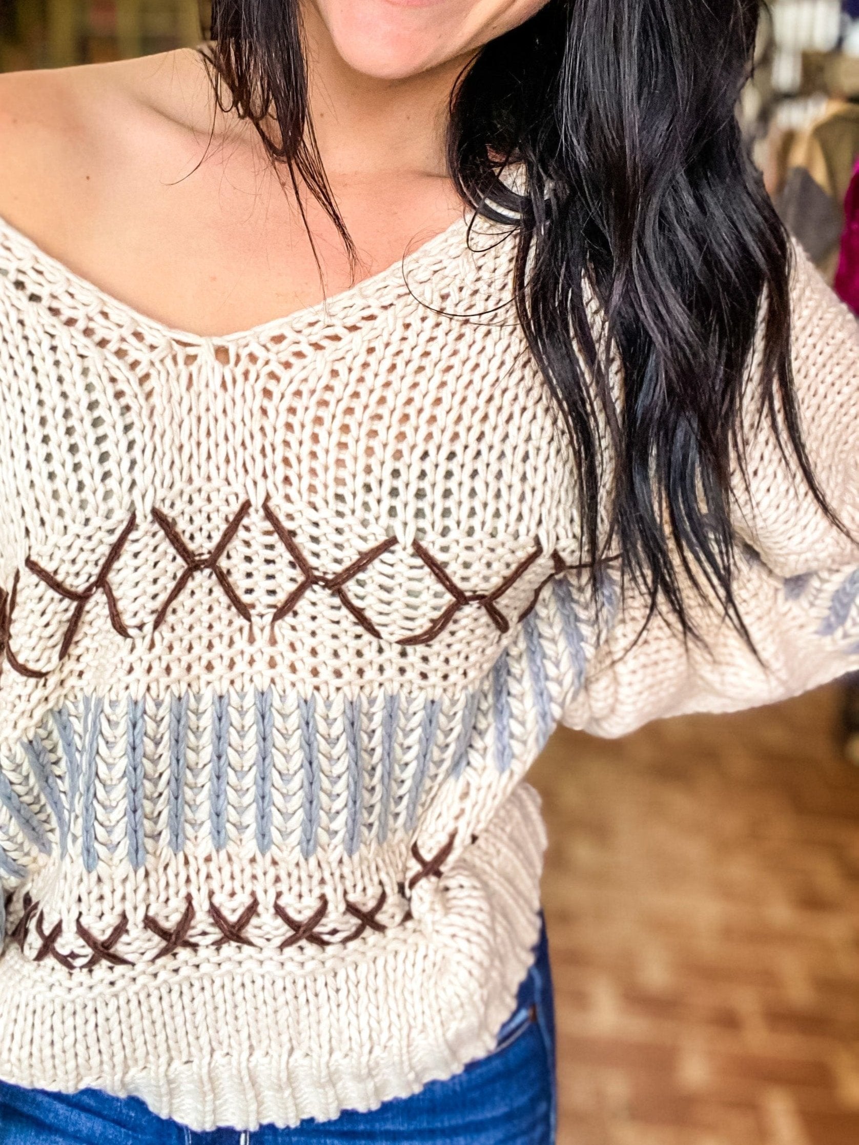 Thick knit clearance sweater