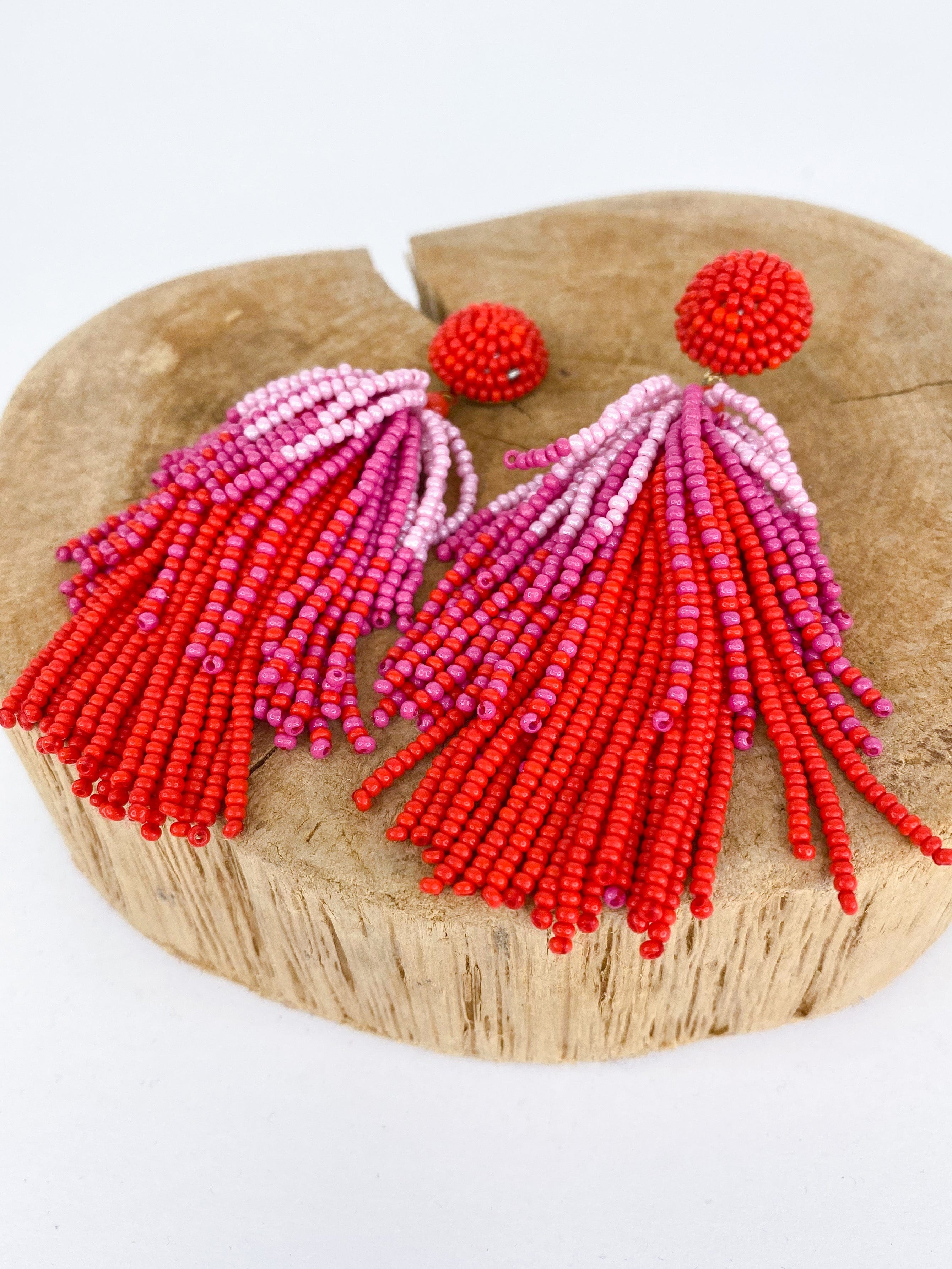 Boho Seed Beads Earrings for Girls and Women - Scoop My Art